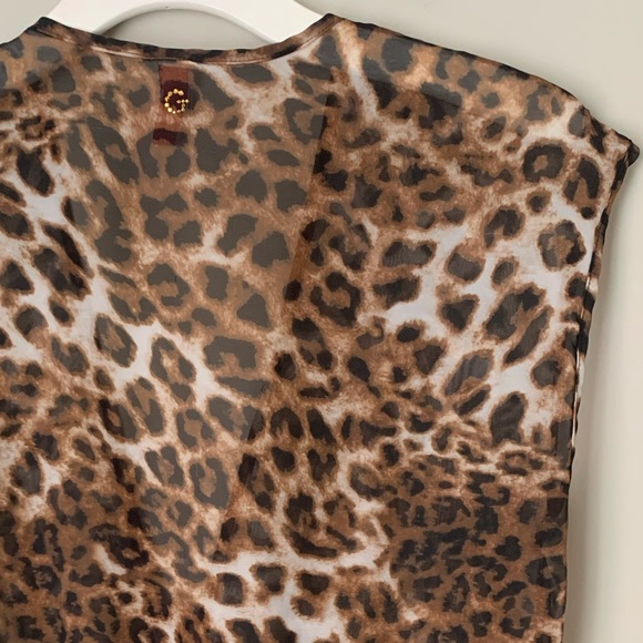 Guess size S leopard beach coverup - Picture 10 of 10